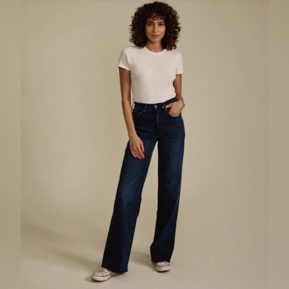NWT Edwin Jeans Marli Wide Leg in Dimmed Sz 26